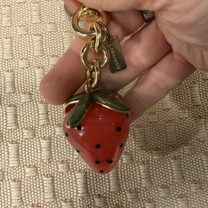 Coach Strawberry Keychain